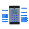Wasserdichte IPX5 Dampfbad-Ausrüstung mit LCD-Touch Screen/Bluetooth-Bedienfeld fournisseur