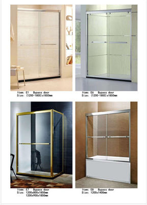 China 2 Überbrückungs-Tür-Duschtür-Einschließungen/Weg in den Duscheinschließungen fertigten Größe besonders an fournisseur